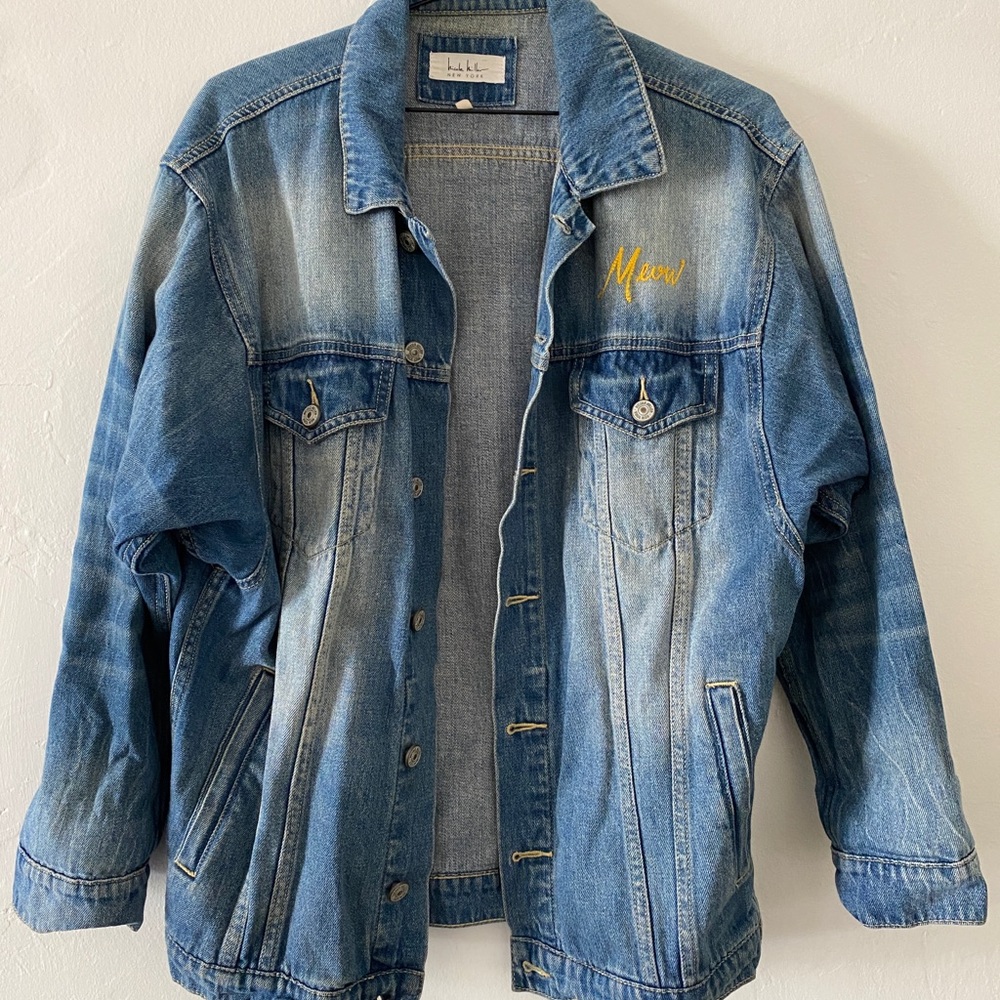 Nicole Miller Oversizes Jean Jacket